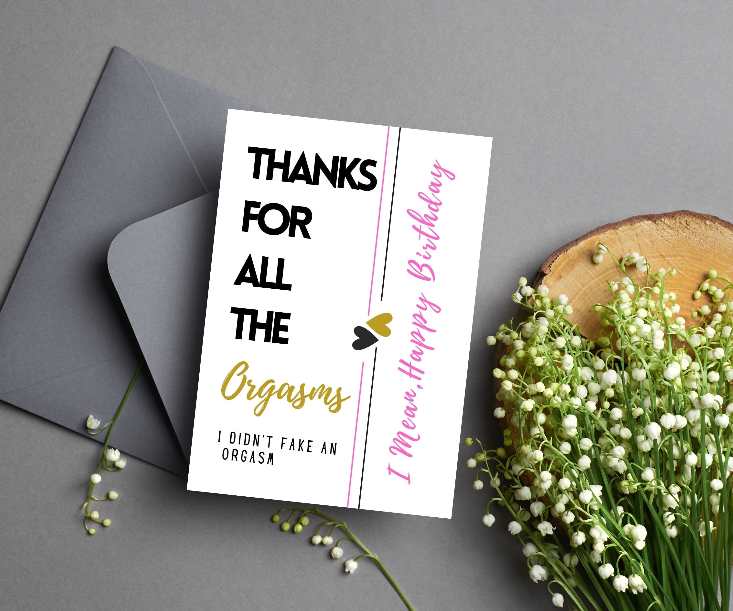 Dirty Birthday Card for Her Raunchy Birthday Cards Witty - Etsy