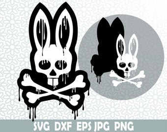 Hare skeleton, Halloween, Svg, Dxf, Jpg, Png, Eps, Cricut svg, Clipart, Layered SVG, Files for Cricut, Cut files, Silhouette, Horror