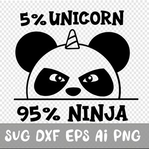 Panda svg, Dxf, Png, Eps, Panda Clipart, Clipart, geschichtete SVG, Dateien für Cricut, Cut Dateien, Silhouette, T Shirt, Tier svg, süße Tiere