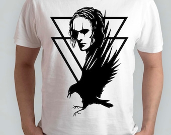The Crow Svg, halloween Svg, Dxf, Jpg, Png, Eps, Clipart, Layered Svg, Files for Cricut, Cut files, Silhouette, Horror, Halloween sweatshirt