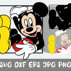 Ratón svg, dibujos animados svg, dibujos animados svg, Cricut, Imágenes Prediseñadas, SVG en capas, Archivos para Cricut, Cortar archivos, Silueta, Camiseta, Svg, Dxf, Jpg, Png, Eps