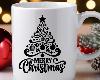 Christmas svg, Christmas tree svg, Cricut svg, New year svg, Layered svg, Files for Cricut, Silhouette svg, Cartoon Svg, Dxf, Ai, Png