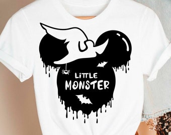 Kleine monster SVG, Halloween SVG, DXF, Jpg, PNG, EPS, Cricut SVG, gelaagde SVG, bestanden voor Cricut, bestanden knippen, silhouet, horror