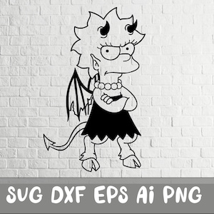 Devil svg, Demon svg, cartoon svg, Cricut, Clipart, Layered SVG, Positive print, Cut files, Silhouette, TShirt, Svg, Dxf, Ai, Png, Eps