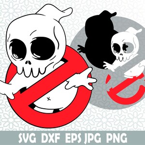 Puede incluir: Un círculo rojo con una línea diagonal que lo atraviesa, un símbolo de prohibido, con un fantasma blanco en su interior. El fantasma tiene una cara de calavera con ojos grandes y una sonrisa burlona. El fantasma está sosteniendo el símbolo de prohibido con sus manos.