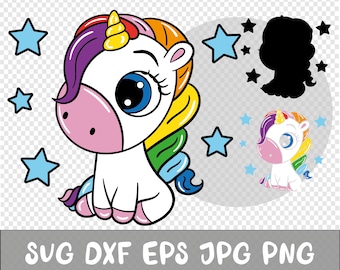 Stars svg, Unicorn svg, Cricut, Inspirational svg, Layered SVG, Files for Cricut, Cut files, Silhouette, TShirt, Svg, Dxf, Png, Eps