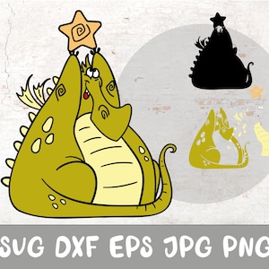 Cartoon svg, dinosaur svg, Dragon SVG, Cricut svg, Clipart, Layered SVG, Pliki dla Cricut, Pliki do cięcia, Sylwetka, T Shirt svg png, PNG