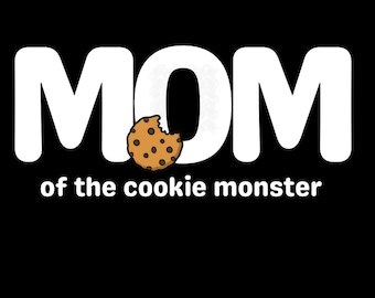 Pacote Família Cookie Monster SVG PNG | 17 Designs de Camisetas de Aniversário Combinando | Download Digital
