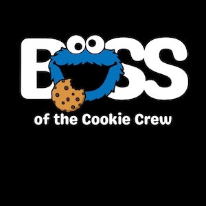 Cookie Boss Design | Sublimationsdruck PNG für T-Shirts und mehr | Sofort Download