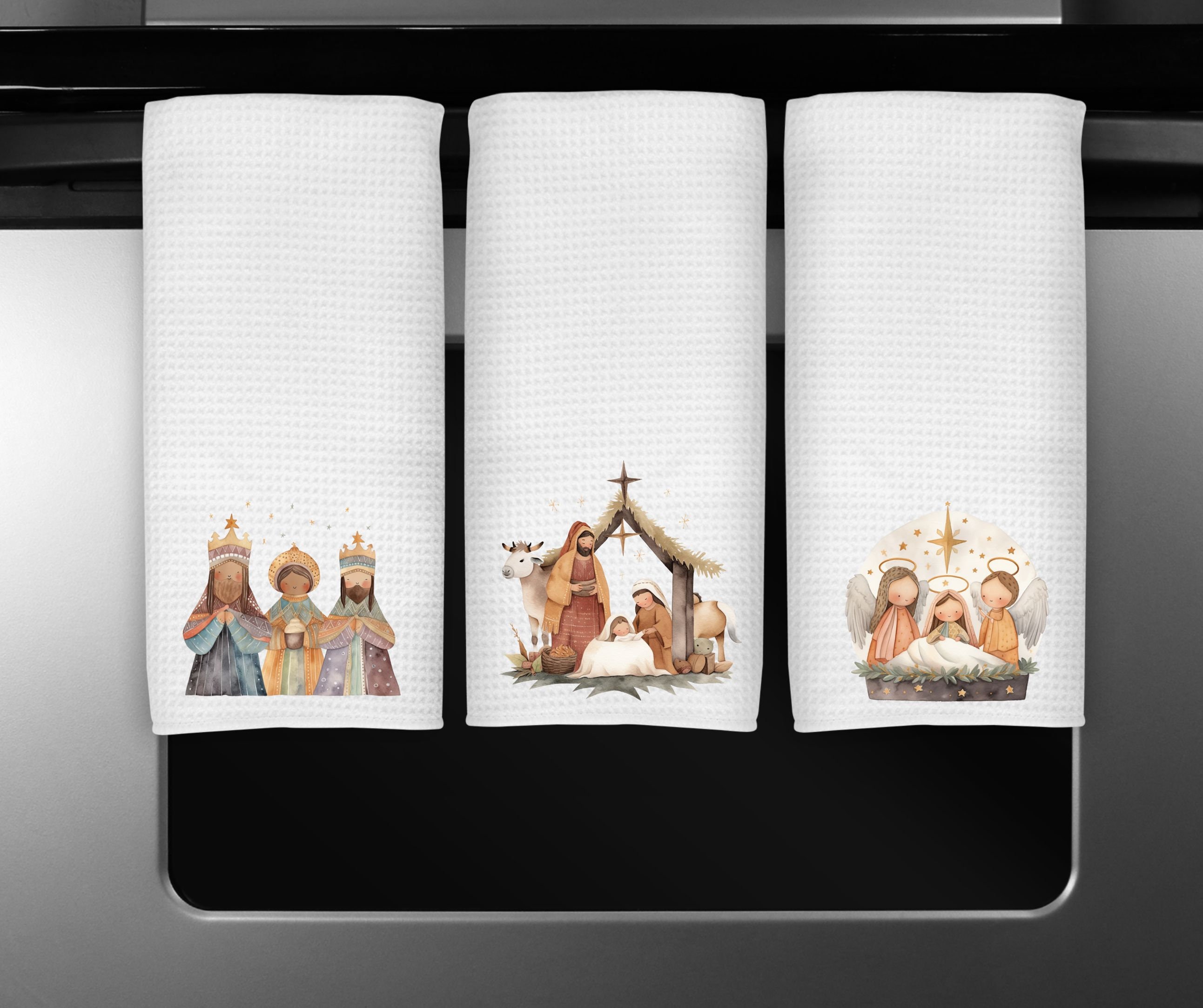 Winter Gondola Organic Cotton Dish Towels, Set of 2 + Reviews