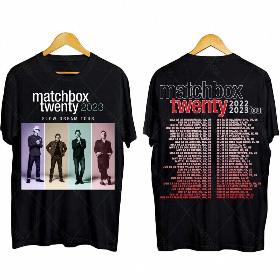 MATCHBOX TWENTY 2023 TOUR Tshirt Concert Rob Thomas Etsy