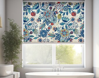 Fantasy Plants Curtain for Living Room, Roll up Blinds for Kitchen, Picture Window Curtains Bedroom, Personalized Shades for Door, Shades
