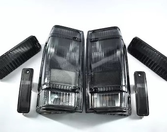 FORD Ranger SMOKE 6pcs Tail Lights, Front Parking & Side Markers 83 84 85 86 87 88