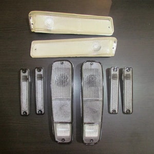 Ford 78 79 1978 1979 Cuartos Calaveras Pickup Camioneta F100 / Ford Truck TINTED F100 F150 F250 78 79 1978 1979 Set Tail Lights Side Markers