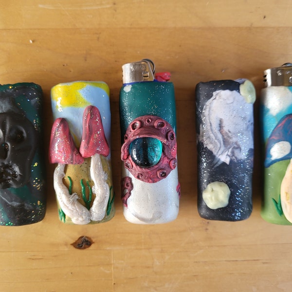 Polymer Clay Lighter Etsy