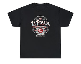 La Posada Barbershop: Vintage Charm of Redlands&#39; Lost Gem Unisex Tee