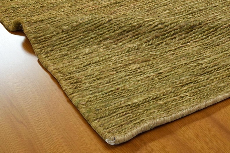 minimalist natural rug