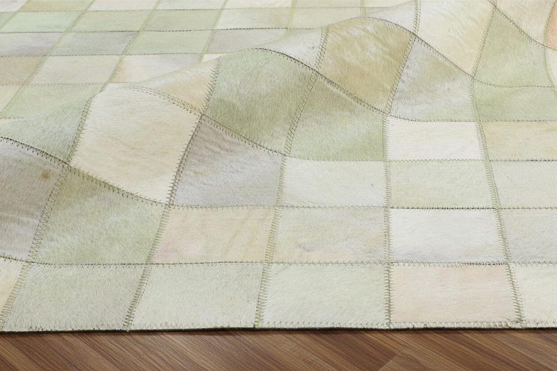 Off White Cowhide Area Rug