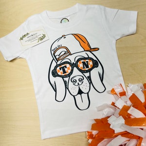 Camiseta para niños con gafas de sol Smokey Dog Tennessee