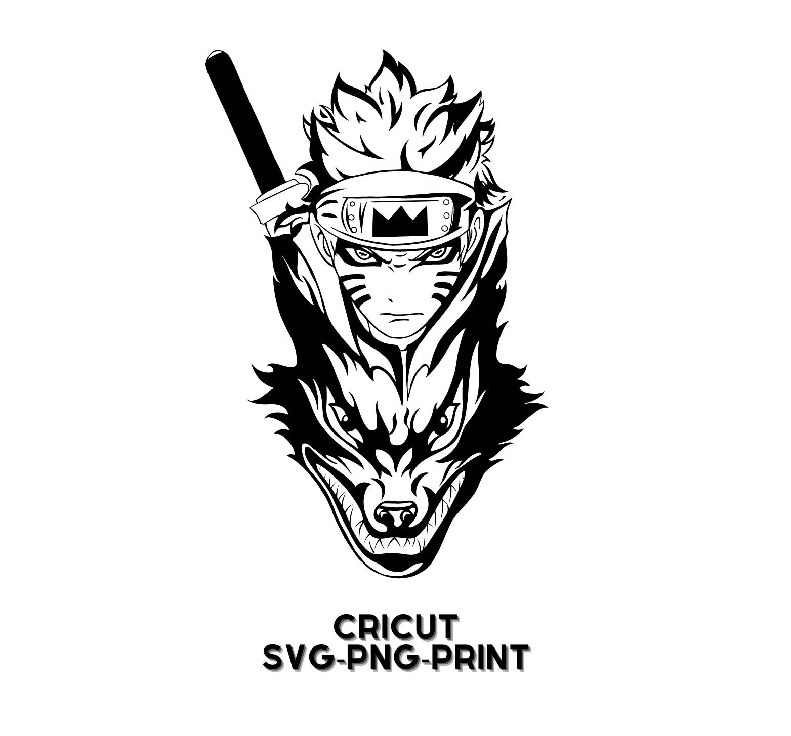 Naruto Anime SVG Sticker Print PNG Decal High Quality Etsy