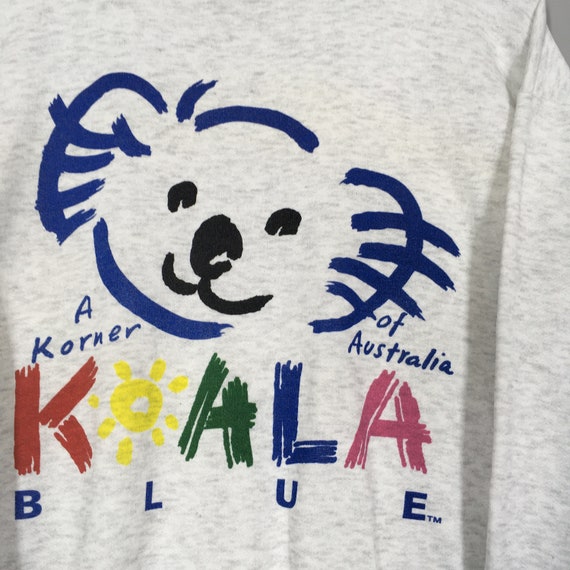 Vintage 90s Olivia Newton Koala Blue Sweatshirt M… - image 2