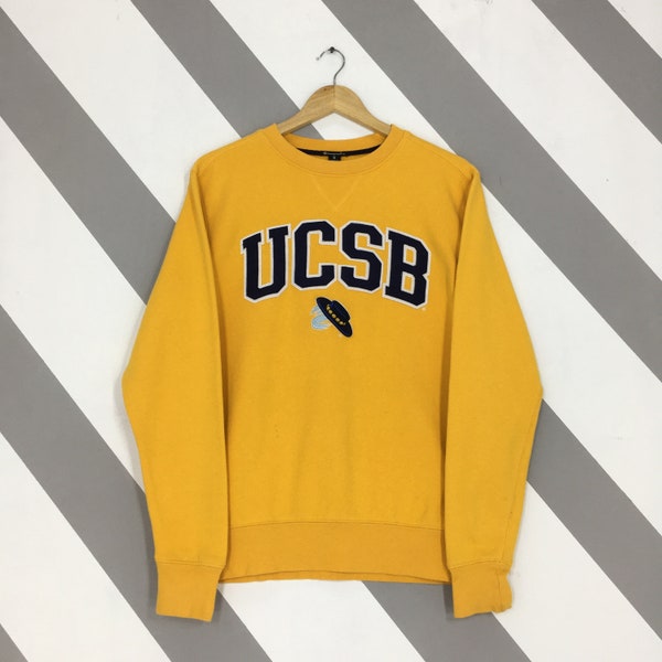 Vintage UC Santa Barbara Gauchos Ncaa Sweatshirt Small UCSB Embroidered Crewneck University Of California Santa Barbara Sweater Size S