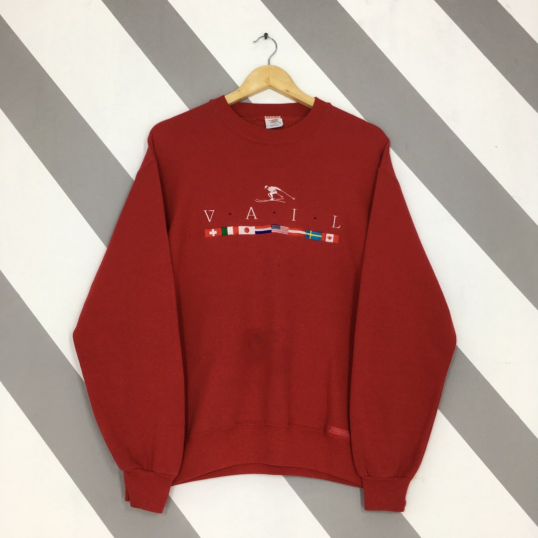 Vintage 90s Crazy Shirts Vail Colorado Sweatshirt Medium Vail