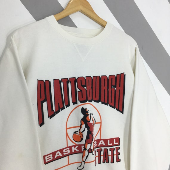 Vintage Plattsburgh Cardinals Basketball Sweatshi… - image 3