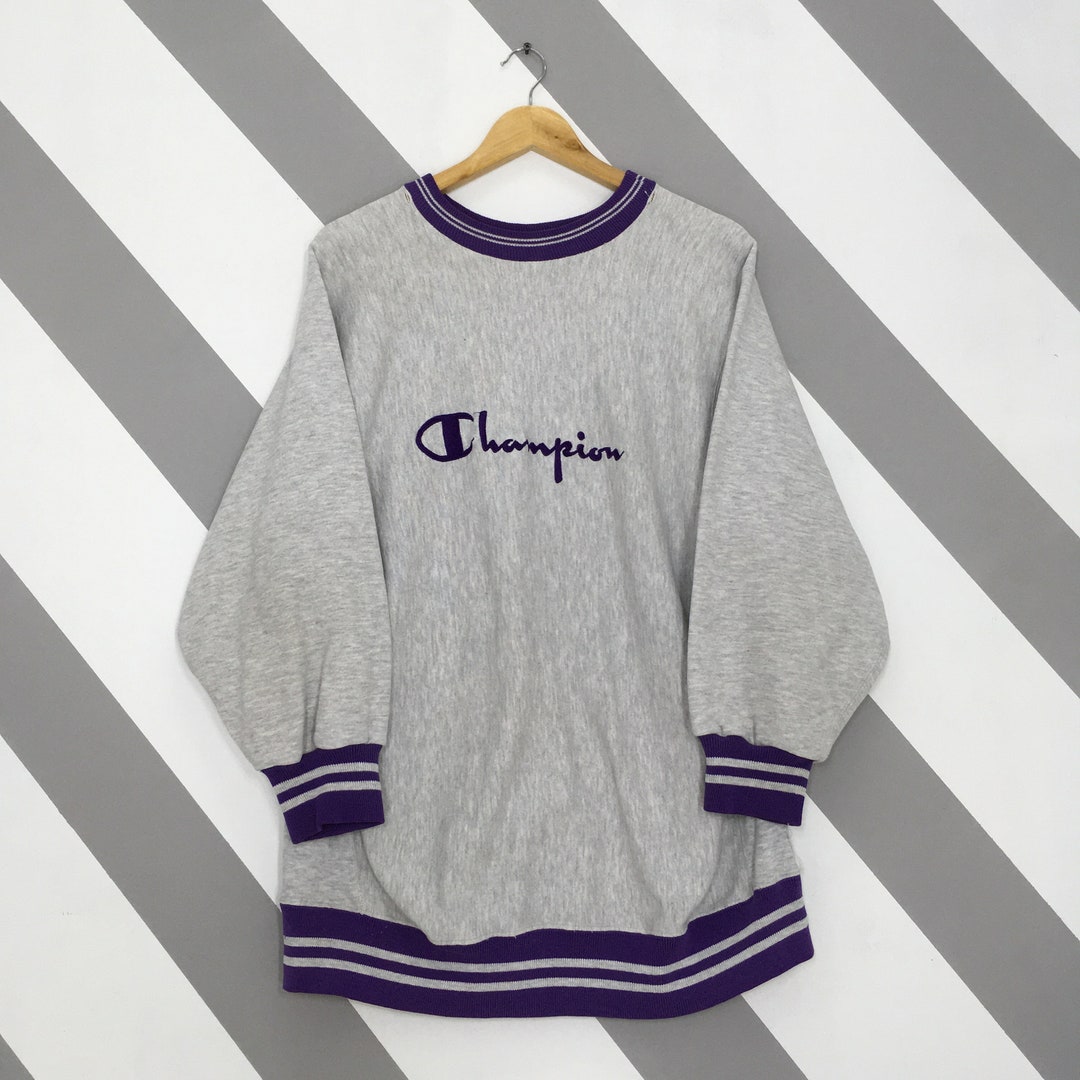 Vintage 90s Champion Reverse Weave Sweatshirt Large Champion Embroidery ...