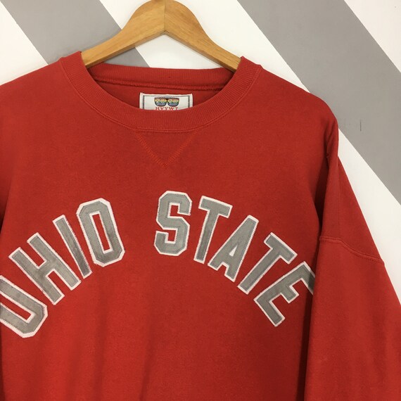 Vintage Y2K Ohio State Buckeyes NCAA Sweatshirt X… - image 2