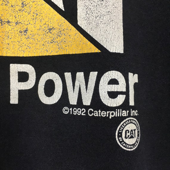 Vintage 1992 Caterpillar Diesel Power Sweatshirt … - image 3