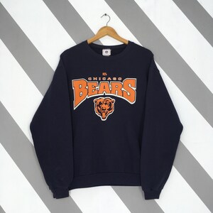Vintage Y2K Chicago Bears NFL Sweatshirt Medium Chicago Bears Football Spell Out Crewneck Bears American Football Rugby Blue Sweater Size M Etsy
