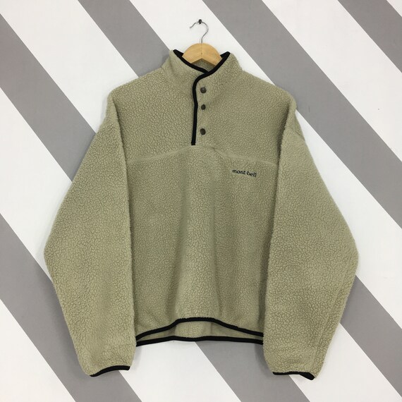 Vintage Montbell Half Button Fleece Sweater Small Mont bell Polartec Half Button Fleece Pullover Montbell Outdoor Wear Warmer Jacket Size S Etsy Canada