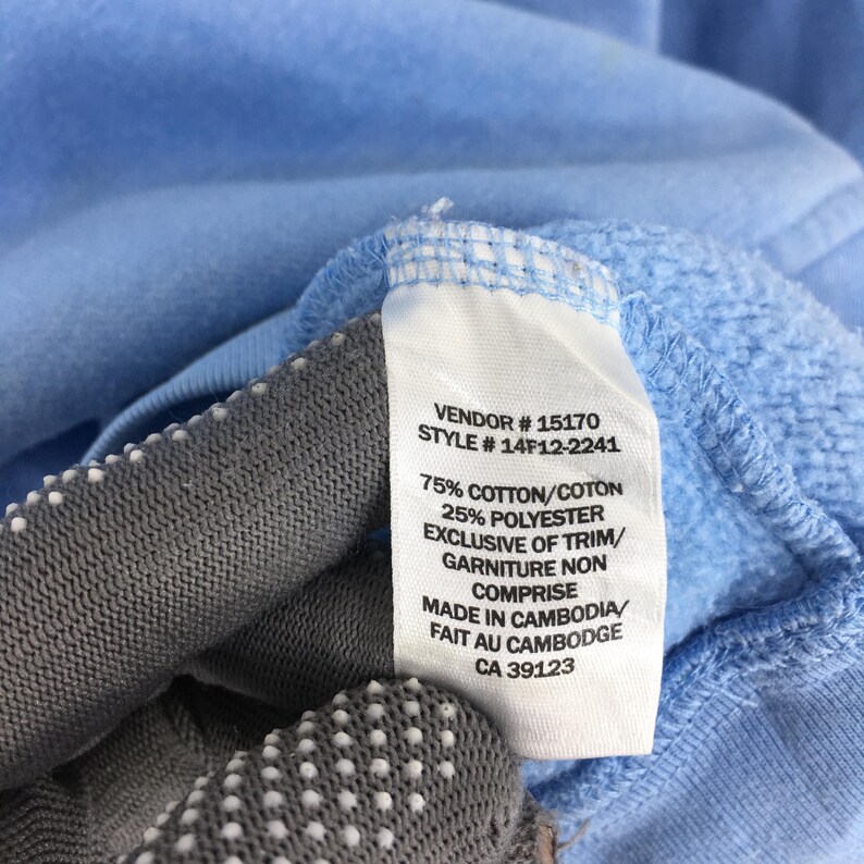 Vintage Northern Reflections Birds Cage Sweatshirt Large Bird Floral