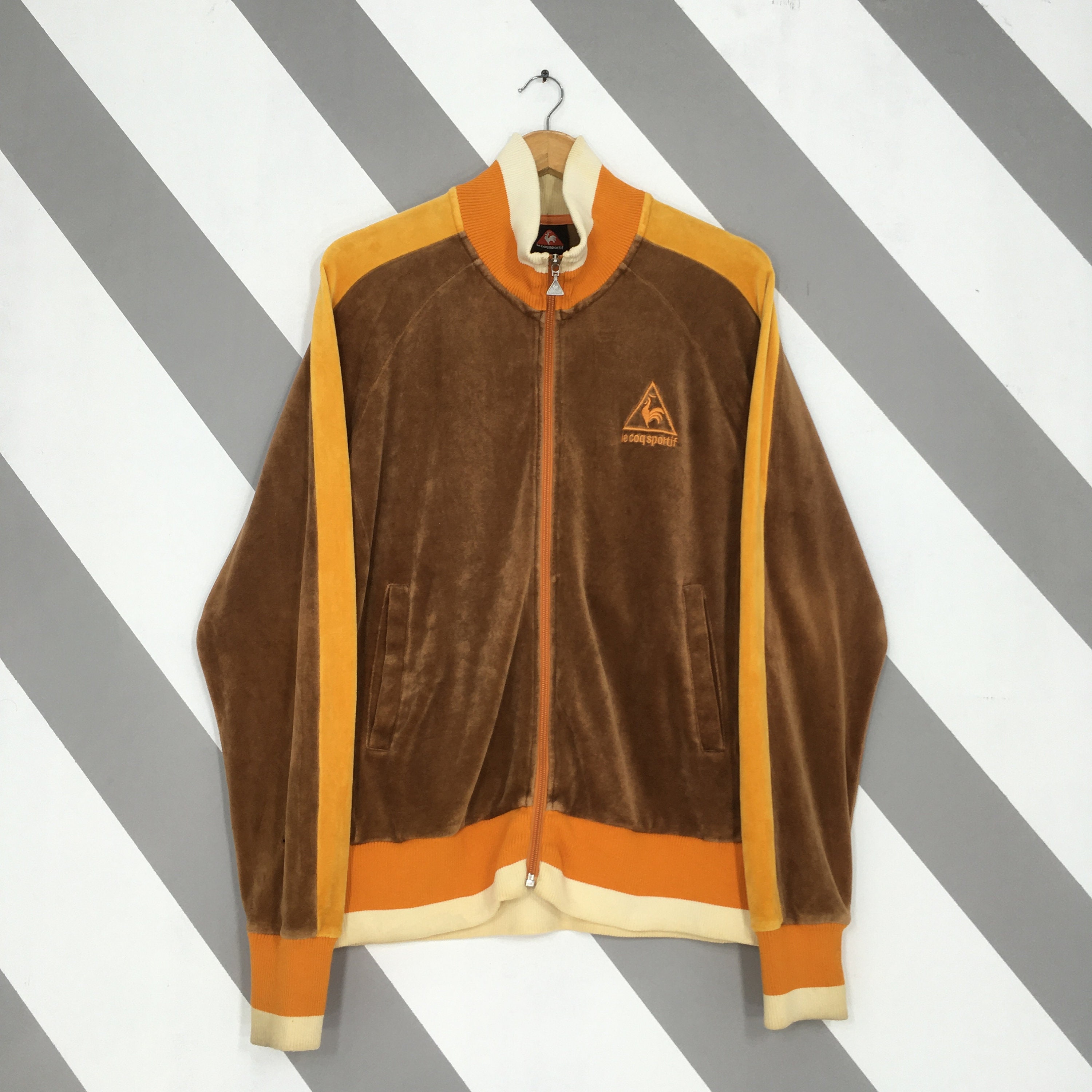 Veste coq hot sale sportif brun