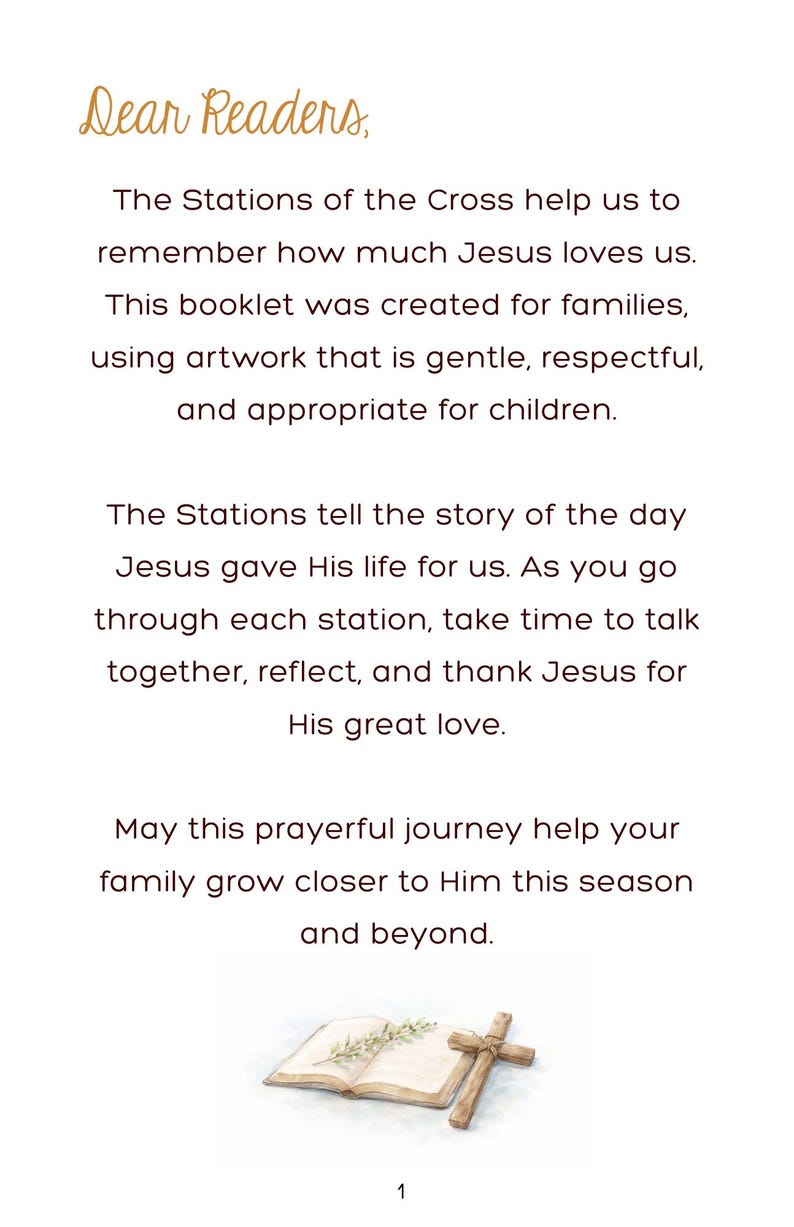 Stations of the Cross for Kids | Printable Catholic Lent Devotional ...