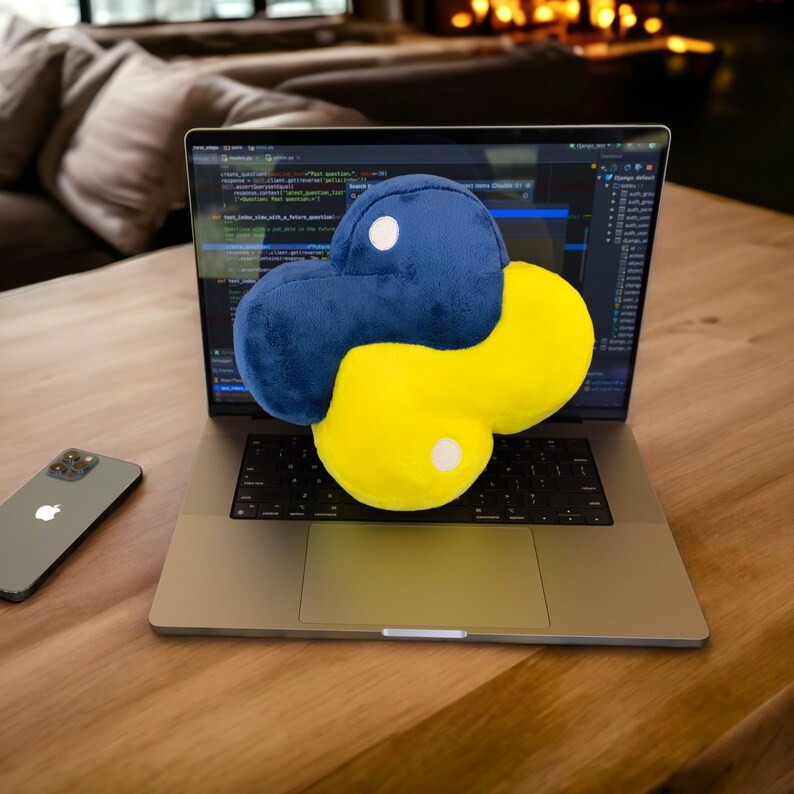 Python Plush Great Gift Idea for Coders Computer - Etsy