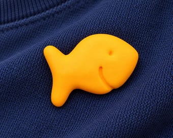Goldfish Pin, Magnetic Badge, Nurse RN School Hospital, Teacher Gift Accessory