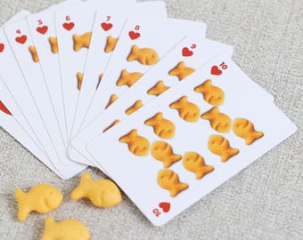 Goldfish Crackers Poker Cards: Family Game Night Deck