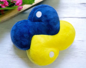 Python Plush - Great Gift Idea For Coders, Computer Programmers, Software Engineers, Students, Teachers, Mother's Day Gift