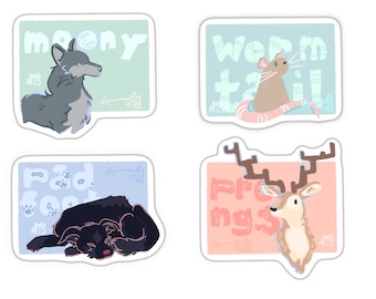 Marauders Inspired Stickers