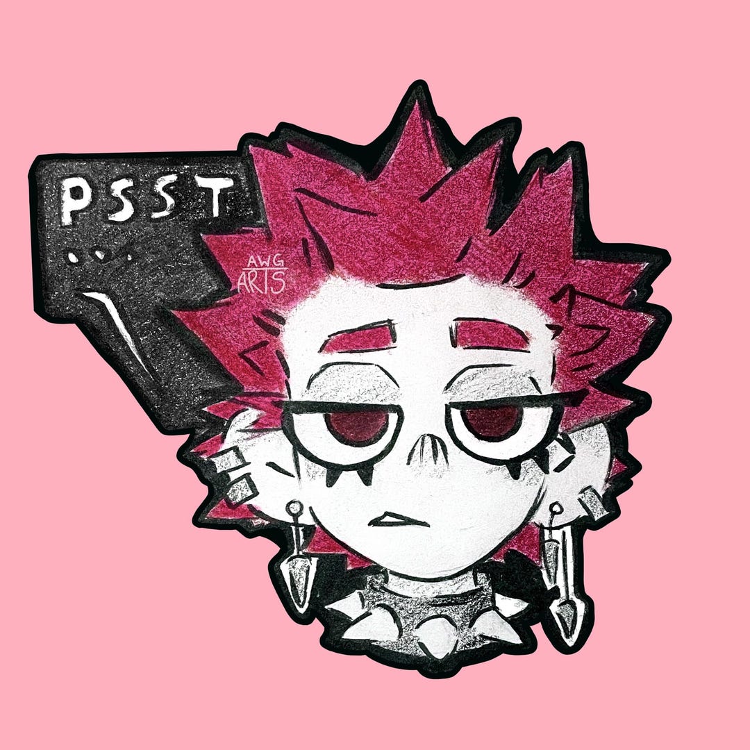 PSST... Original Art Sticker!! - Etsy