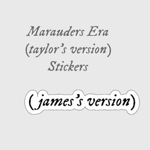 Marauders Era Taylor’s Version Stickers