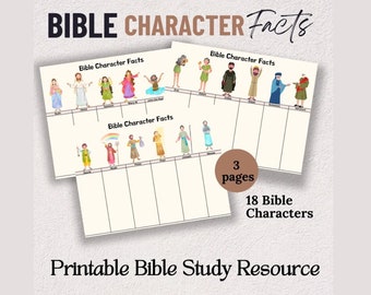 Feuille d'exercices bibliques, Étude de la Bible pour enfants, Feuilles d'exercices bibliques pour enfants à imprimer, École du dimanche, Guide d'étude de la Bible, Leçon sur les personnages bibliques, Fiches d'exercices chrétiens