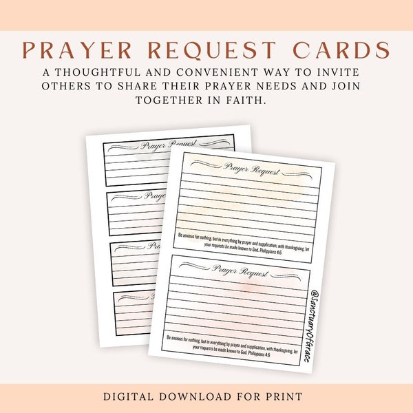 Prayer Box Printable - Etsy