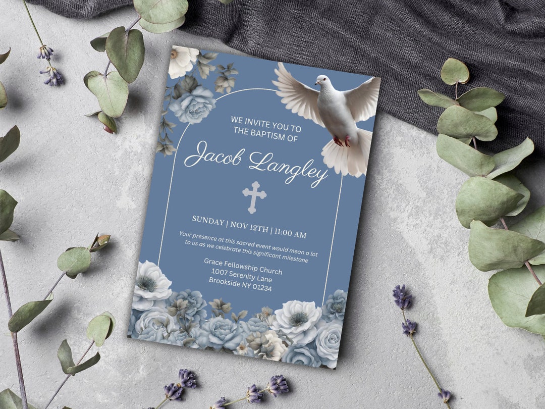 Baptism Invitation Template LDS Baptism Invitation Baptism Invitation