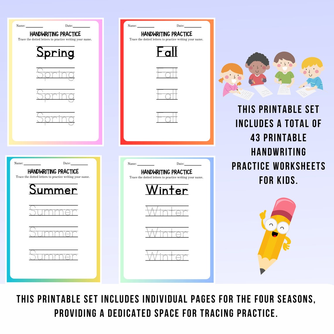 Handwriting Practice Sheets, Handwriting Worksheets, Lettering Practice ...