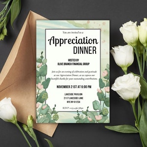 Appreciation Dinner Invitation Staff Appreciation Dinner Party Employee Appreciation Invitation Client Appreciation Dinner Party Invitation