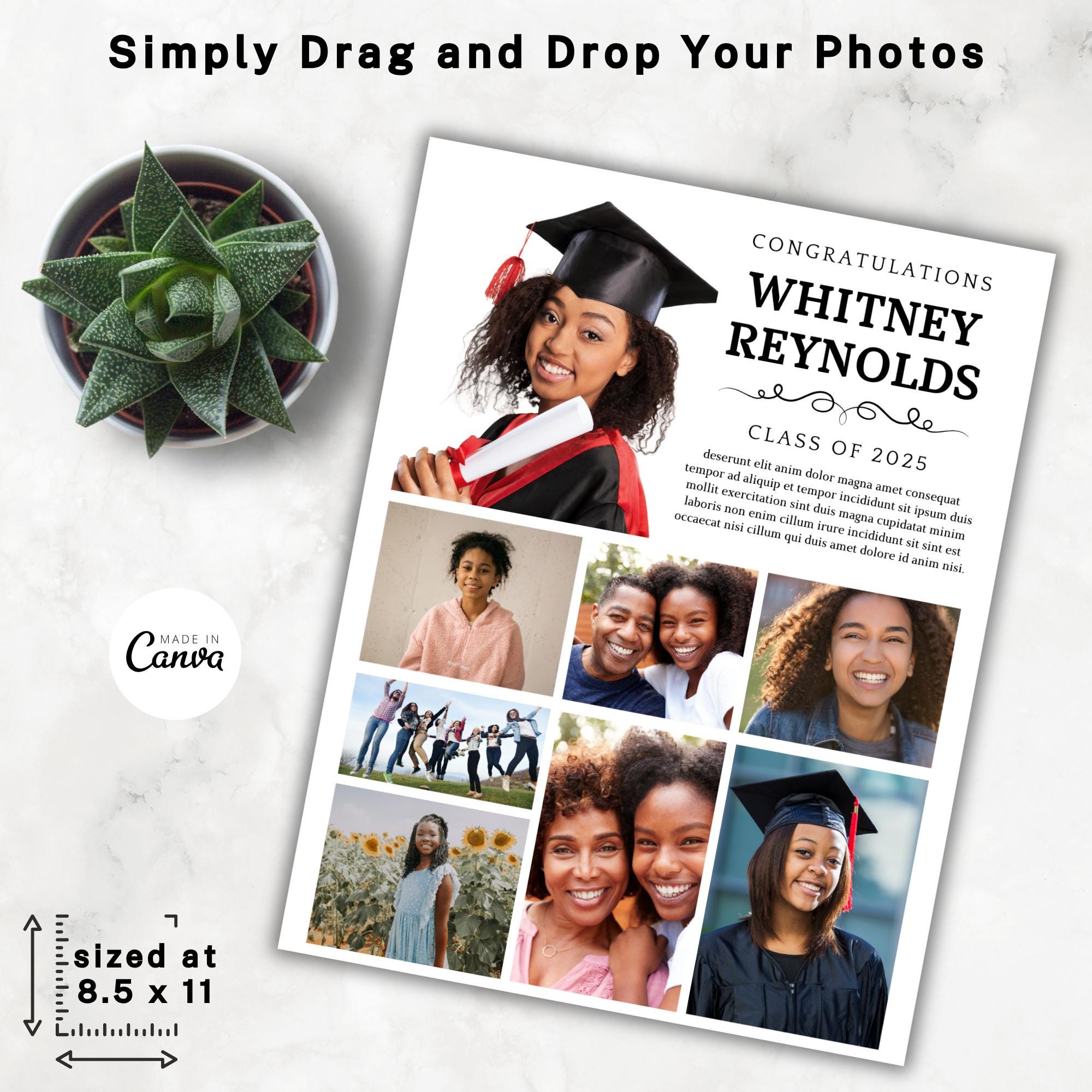 Yearbook Tribute, Full Page Yearbook Ads, Yearbook Ad Template ...