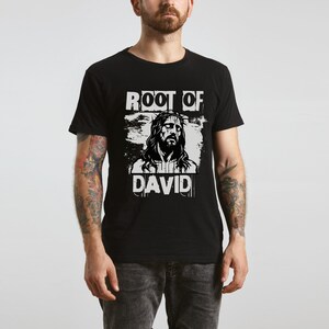 Mens Christian T Shirts, Root of David, Christian Clothes, Jesus is